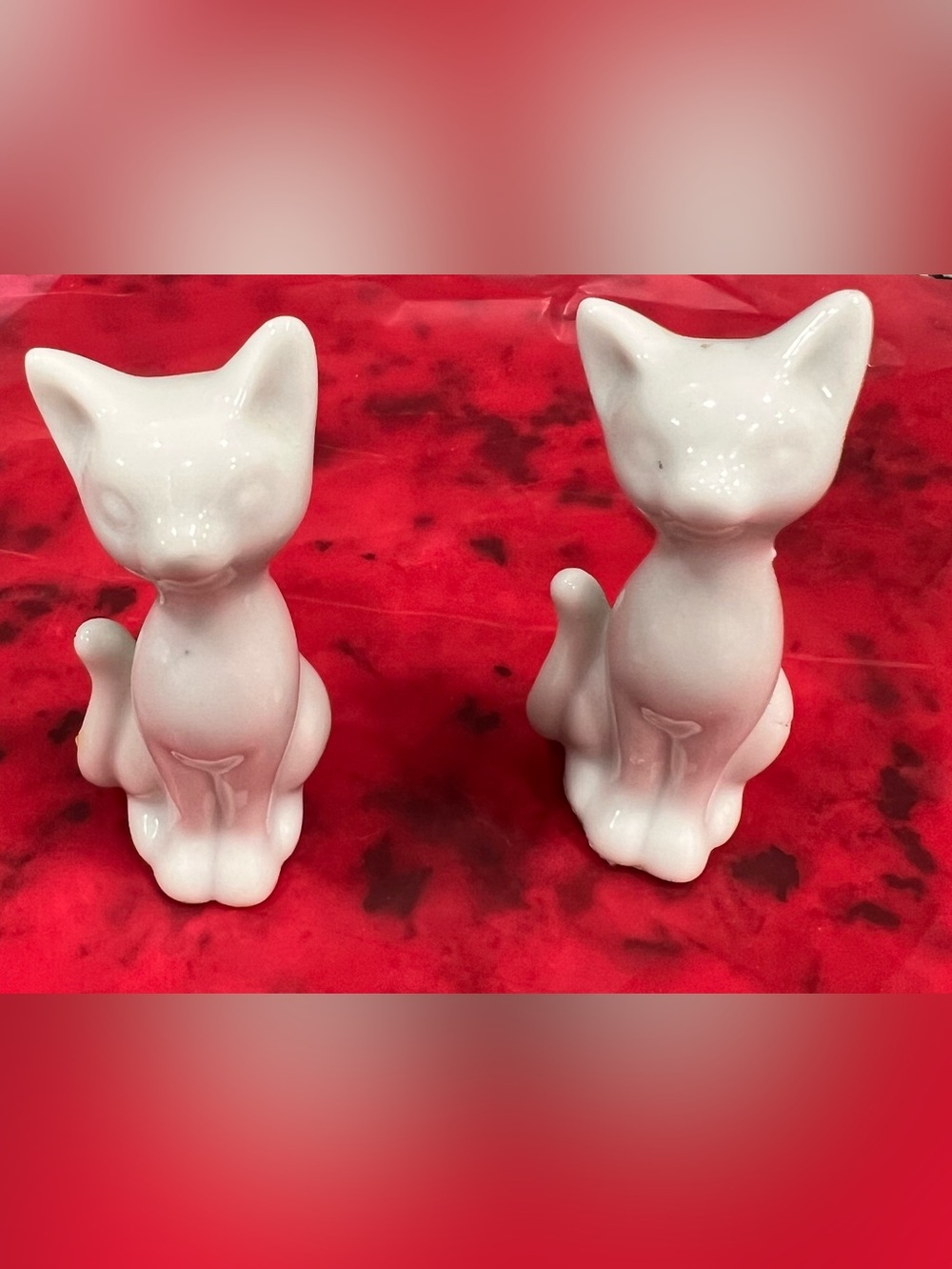 Otagiri (OMC) 1970’s Japan Pair Siamese Cats